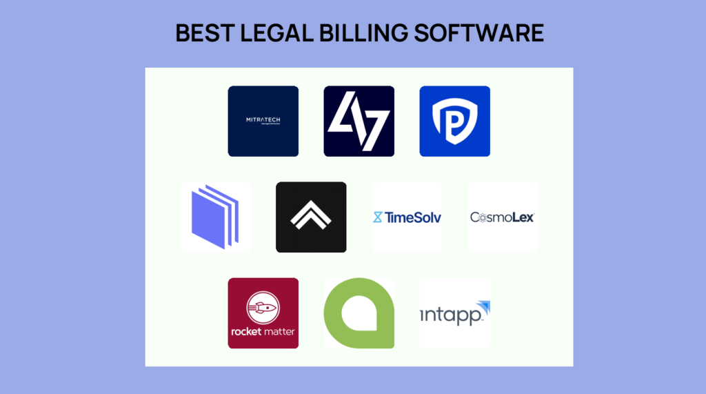 Best Best Legal Billing Software logos 08851